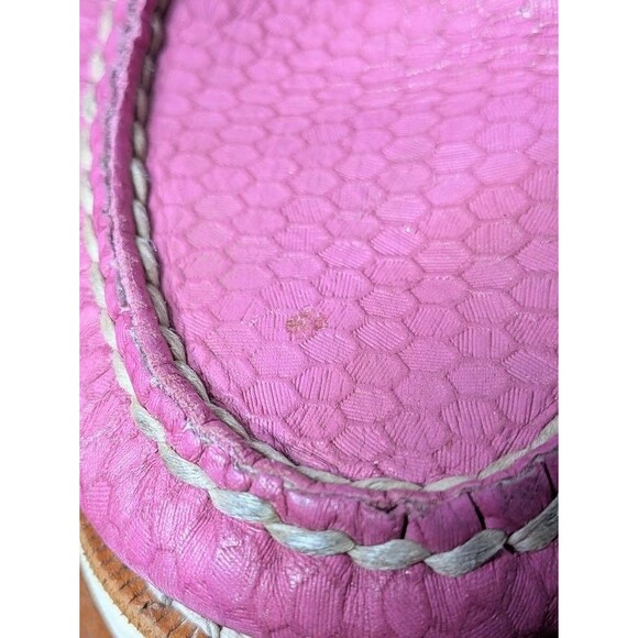 Sperry Top-Sider GOLD CUP Boat Shoes Women's Pink Snake Print Stiletto US 6 - Picture 2 of 7